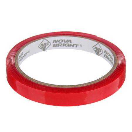 Adhesive tape Nova Bright, transparent, bilateral, acrylic, 12 mm x 2 m-1