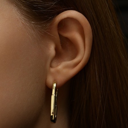 Earrings metal xuping value, color gold-1