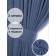 Set of curtains "Canvas", size 200x250 cm, 2 pcs, blue color