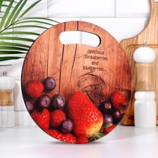 Defense and serving board with 