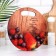 Defense and serving board with "Berries" decor d25x0.55 cm, plywood