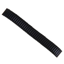 Solomon watch strap, 18 mm, metal, L-15.5 cm, black chrome