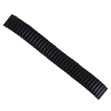 Solomon watch strap, 18 mm, metal, L-15.5 cm, black chrome