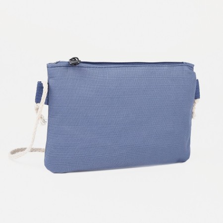 Set of a youth backpack from textiles, chopper, pencil case, bag, blue color-8