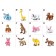 Designer in the egg "Animals", 12 species, mix