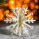 The prefabricated wooden model "Snowflake 1", Christmas tree toy