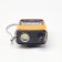 Battery Light, 1,500 mAh, radio, column, with a solar battery, orange