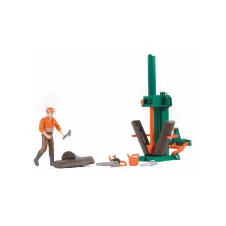 Toy "Coting machine for Breven" with a worker-1