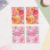 Set of mini -postcard "Wishes - 4" poppy, 40 pieces, 5 x 7 cm