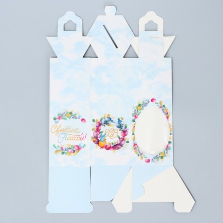Confectionery box, packaging "Easter", 8 x 8 x 21 cm-5
