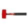 Sledgehammer scrap, metal rubberized handle, 1.5 kg
