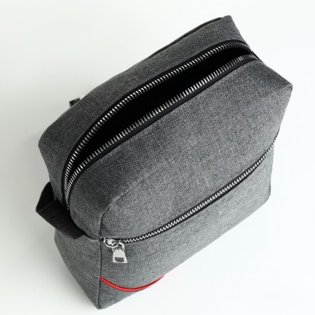 Bag Male Vertical, 18*7*21 cm, lightning department, 2 n/pocket, sulfur-4