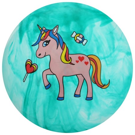 Children's ball "Unicorns", d = 22 cm, 60 g, color mix-5
