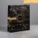 Gift laminated vertical, packaging, Gold Present, M 26 x 30 x 9 cm