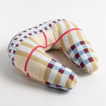 Horseshoe pillow 35x35 cm, mix, holofiber, p/e 100%-2