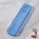 Case for toothbrushes and pasta, blue, 21 x 5.5 cm