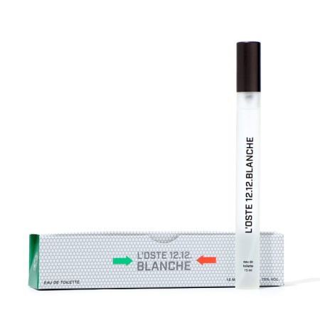 Toilet water for men L`OSTE 12.12 Blanche, 15 ml