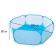 Children's arena, dry pool for balls "Blue" 120x120x38 cm
