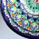 Rishtan ceramics "flowers" 15 cm, small, blue