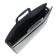 Portfolio 1 department A4, plastic, with a pen, on a zipper, black