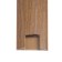 Threshold with an mounting channel 36mm 0.9m ideal, dark oak