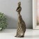 Souvenir Polystone "Girl - Hug" under bronze 11x7x22 cm