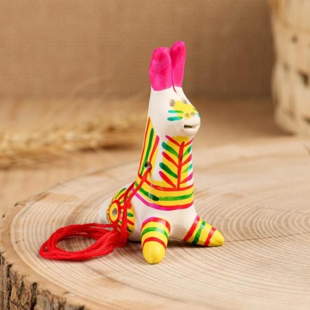 Filimonovskaya toy - whistle "Hare"-6