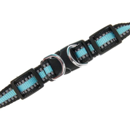 Super-furry harness with reflective firmware, girth 48-54 cm, blue-2