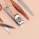 Manicure set, 4 items, in case, pink color