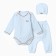 Kit for children (3 items), blue color, height 62 cm