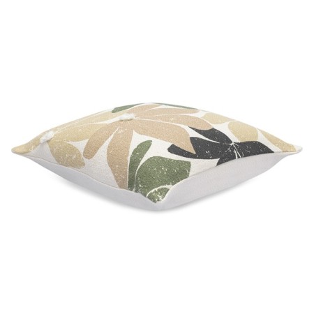 Decorative pillow with textured pattern Flowers Ethnic, size 45x45 cm-2