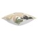 Decorative pillow with textured pattern Flowers Ethnic, size 45x45 cm