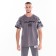 T-shirt male, dark gray color, size m (46)