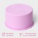 Silicone form for baking the share "Circle", 9.5 × 5.4 cm, pink color