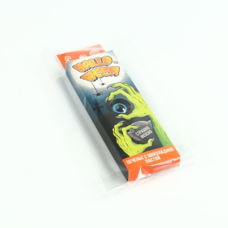 Halloween cookies with chocolate paste, in the box "Hands of Zombies", 5 pcs. x 10 g-4