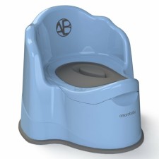 Pot children's amababy ergonomic, with a lid, blue color