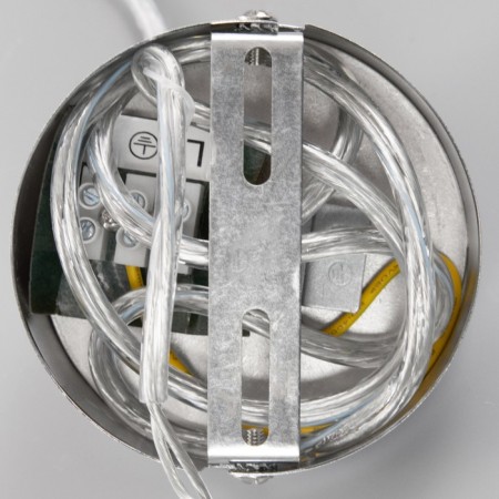 Suspension lamp "Loft" 1x25W E27 white/chrome 12x116x11-7