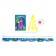 Diamond mosaic with partial filling on the stand for children "Rainbow mood"