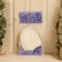 Lufa washcloth, oval sponge with cotton, 16x11 cm