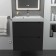 Tumbling under the Uperwood Tanos sink, suspended, 50 cm, black