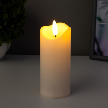 Ночник "Свеча" LED от батареек 3хAG13 5х5х12 см RISALUX-2