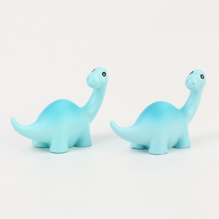 Miniature puppet "dinosaurus", set 2 pcs., Size 1 pc. - 3.5 × 5 × 2 cm, blue color-4