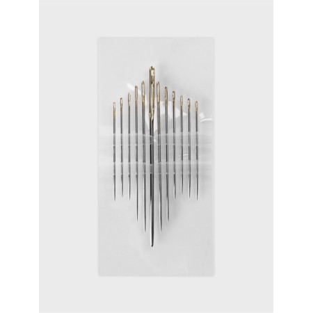 Sewing needles, for tapestry, set 12 pcs., D = 0.7/0.8/0.9/1.4, 3.6-9 cm-2