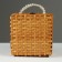 The chest is braided, decorative, 20 x 20 x 10 cm, sequoia