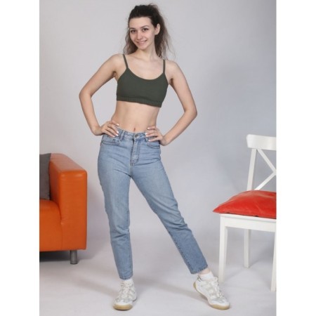 Top female, size 48-50, khaki color-3
