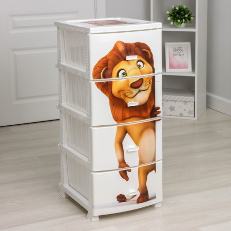 Gosque Children's 4th section "Decor. Lion ", white color
