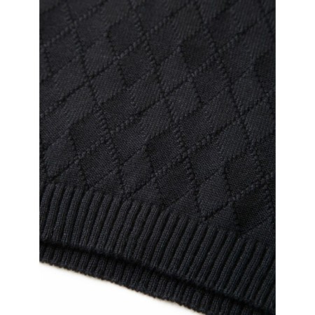 Knitted vest for a boy Amarobaby Pure Love School, height 140 cm, color black-7
