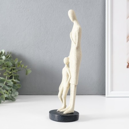 Polystone souvenir "She is always near" White 7.5x8.5x28 cm-1