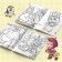 Coloring "Visiting Bear", A5, 16 pp., Masha and the bear