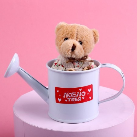 Soft toy "I love you", Bear, Mix Colors-5